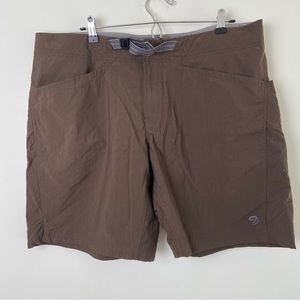 Mountain Hardwear Brown Athletic Shorts